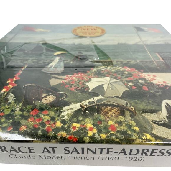 Claude Monet Puzzle by the Numbers Terrace at Sainte-Adresse 500 pcs New - Picture 13 of 16
